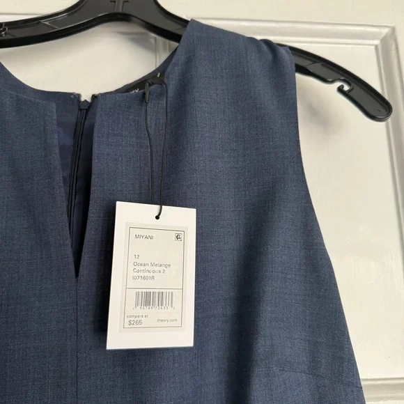Theory Blue Ocean Miyani Dress - Picture 8 of 13